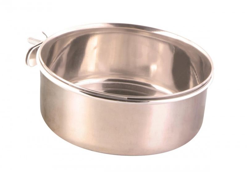 TRIXIE BOLLE I RUSTFRITT STÅL M/SKRUE 900ML