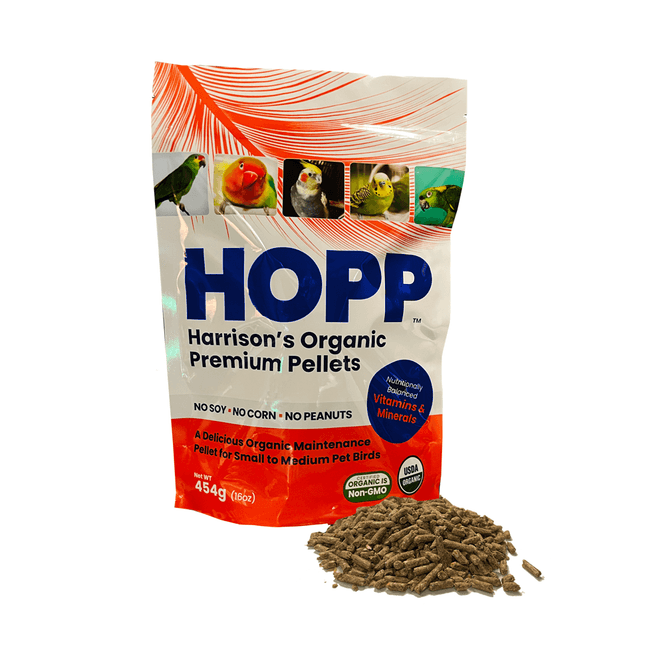 Hovedbilde Harrison’s Organic Premium Pellets ny type