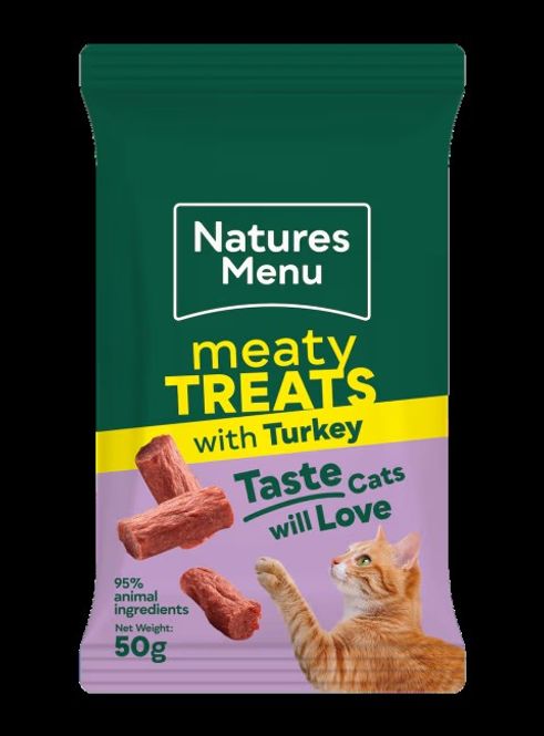 Hovedbilde Natures Menu katt Treats 50g ,kylling, kalkun ...