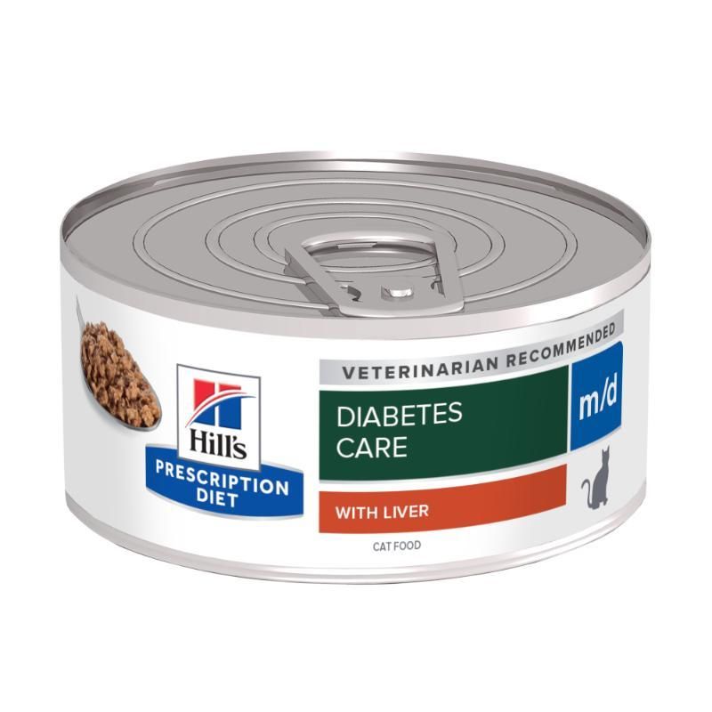 Prescription Diet Feline m/d Minced with liver 156 g Canned 